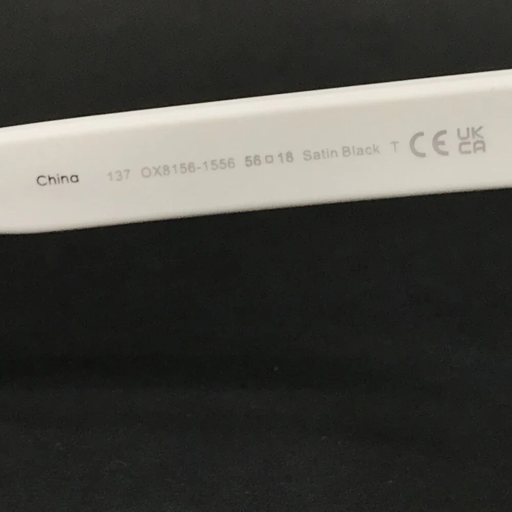Oakley Eyeglasses Frames Holbrook OX8156-1556 Satin Black White Zebra 56-18-137